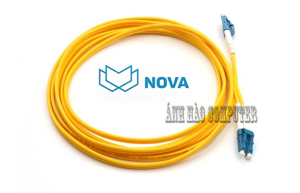 Dây nhảy quang Single mode LC-LC/UPC DX dài 5m chính hãng Novalink SN-68005A